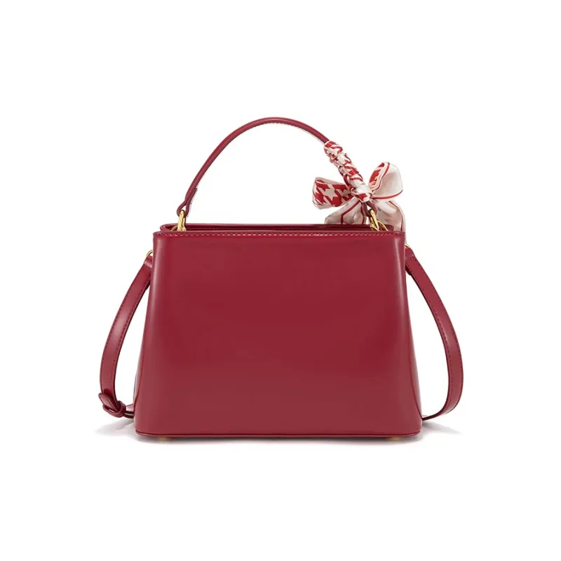 CLEVER& KETCH PU Handbag Women's Red-4
