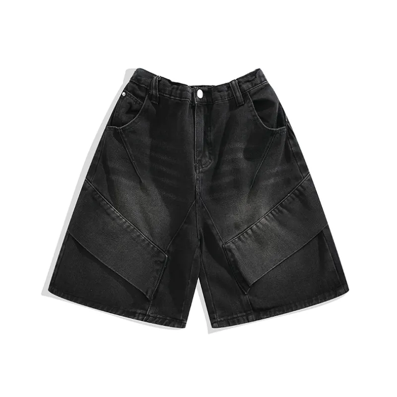 HKRXEC Denim Shorts Men-6