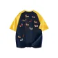 Navy Blue & Yellow
