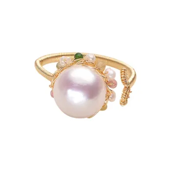 Andaozi Pearl Rings Women's