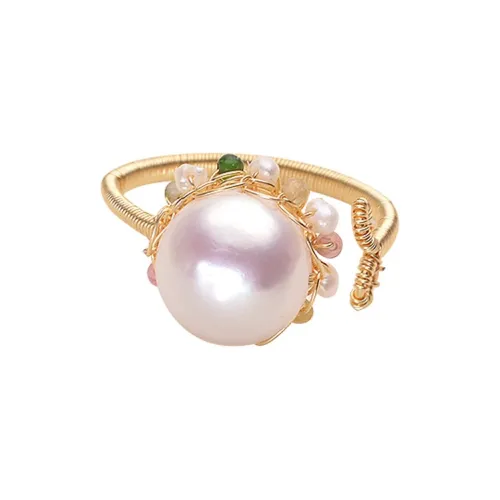 Andaozi Pearl Rings Women's