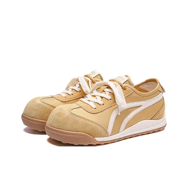 WJA Skateboard Shoes Women's Low Top Beige/Yellow/Pink-0