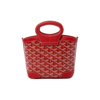 GOYARD Canvas One Shoulder Handbag Mini Women's Red