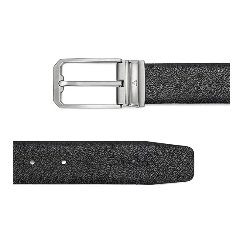 TangGuh Top Grain Cow Leather Belts Men's 3.4cm Width-4