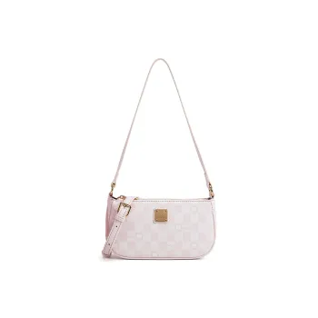SHORT HAIR GIRL PU Shoulder Bag, Crossbody Bag Women's Pink