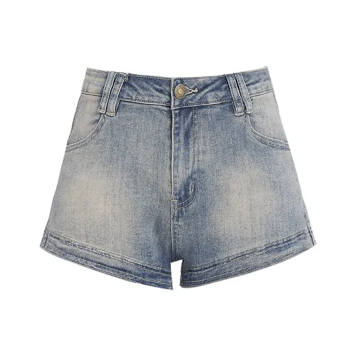 Poyz Denim Shorts Women's Nostalgic Blue