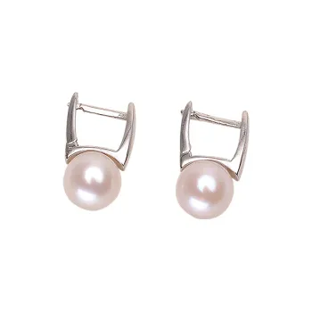 Andaozi Pearl Stud Earrings Women's