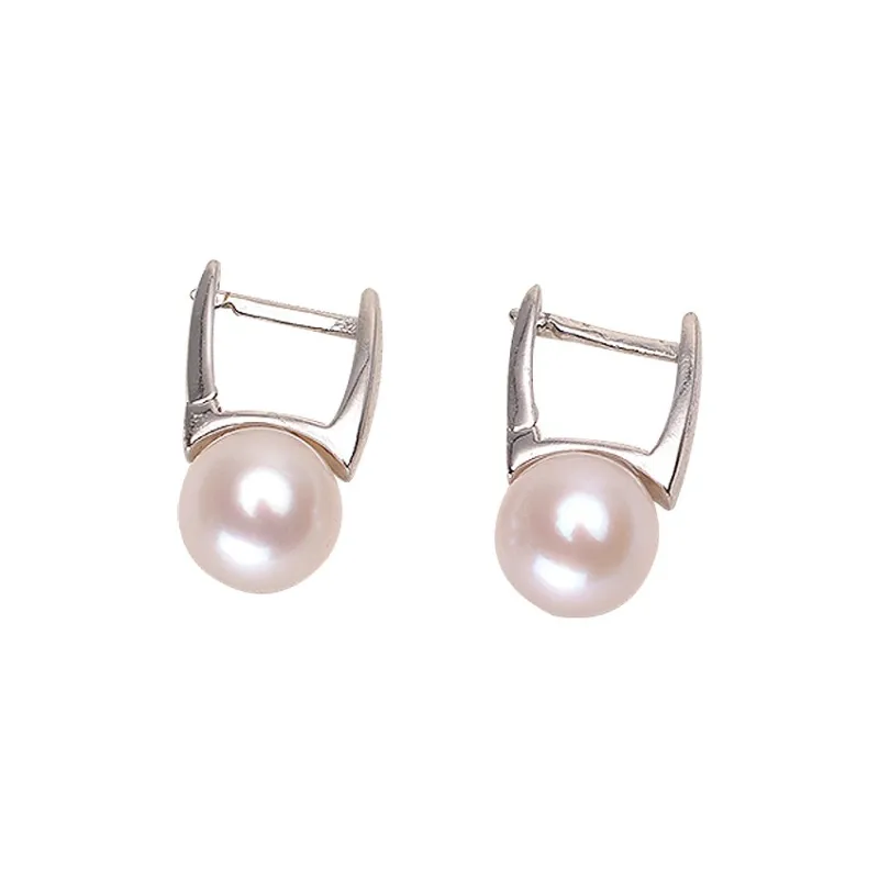 Andaozi Pearl Stud Earrings Women's-0