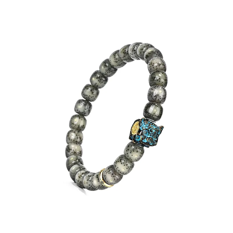 Yulan Wenwan Star Moon Bodhi Seeds 9*8 Ice Glutinous+Bronze 'Fu Pig' Edition Seiko Versatile Unisex-2