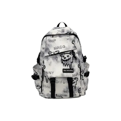 Kewuku Nylon Backpack Unisex Multicolor
