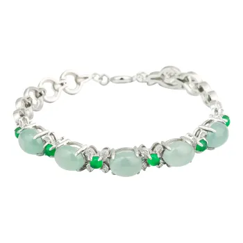 CUIYURIJI Ice Glutinous Jadeite Bracelets Unisex