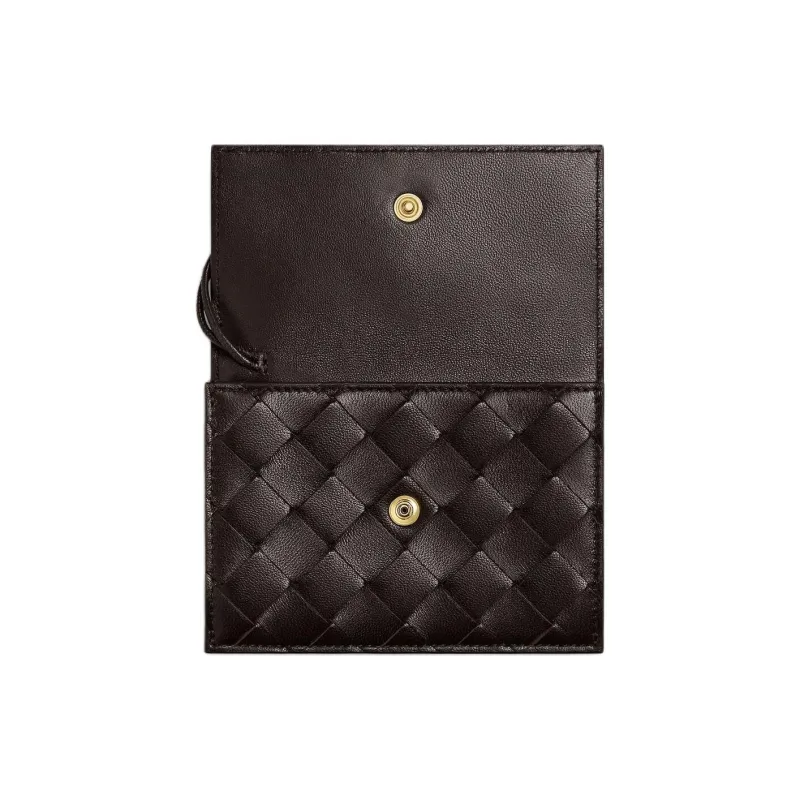 Bottega Veneta Andiamo Series Lambskin Card Holder Women's Sugar Like-1
