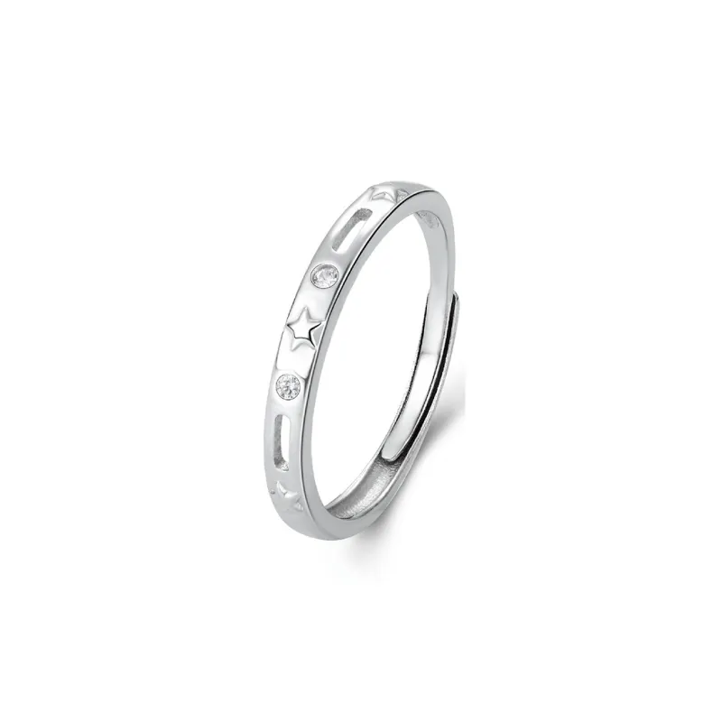 MIDNIGHT MOMENT S999 Silver Rings Unisex-1