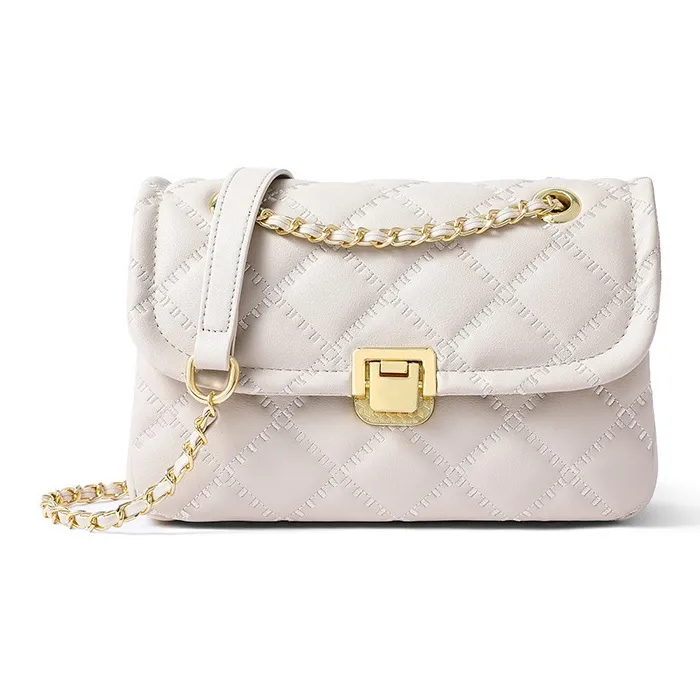 Bullrun Synthetic Leather Crossbody Bag, Shoulder Bag Regular Women's Ecru-4