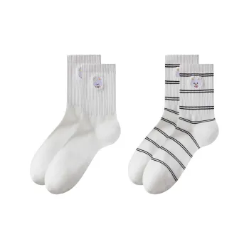 2323 Mid Calf Socks Women's 2 Pack