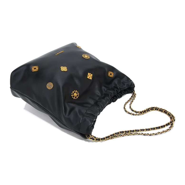 Carit&Koty PU Shoulder Bag Women's Black-2
