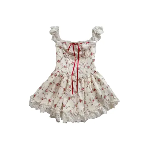 Cotton Gene Slip Dresses Women's Image Color A150