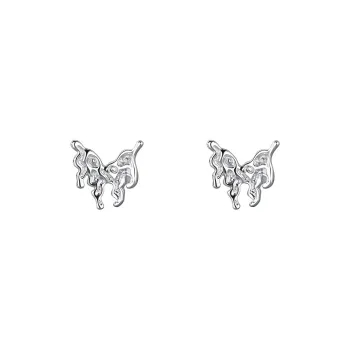 MONI JEWELLERY S999 Fine Silver Stud Earrings Women's