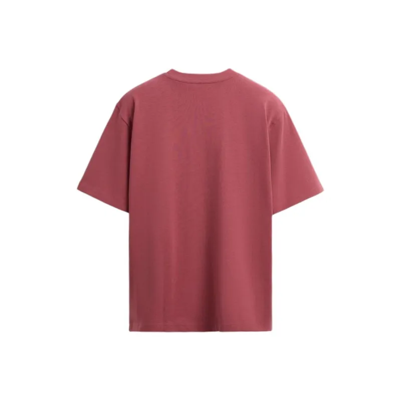 ZARA T Shirts Men Raspberry-1