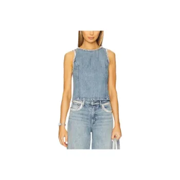 RAG&BONE Tank Tops Women's Blue