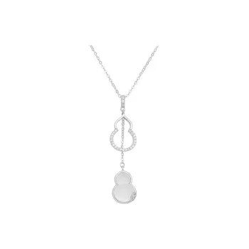 Long Fu Chalcedony Necklaces Women's