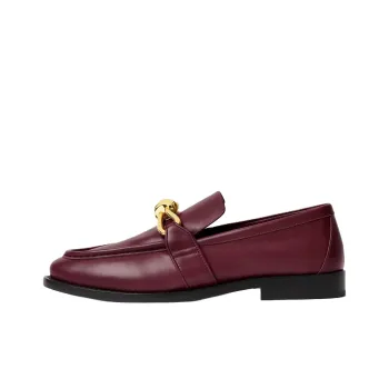 Bottega Veneta Astaire Loafers Women's Burgundy