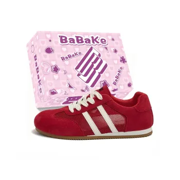 Babak Low Top Casual Shoes Women's Red