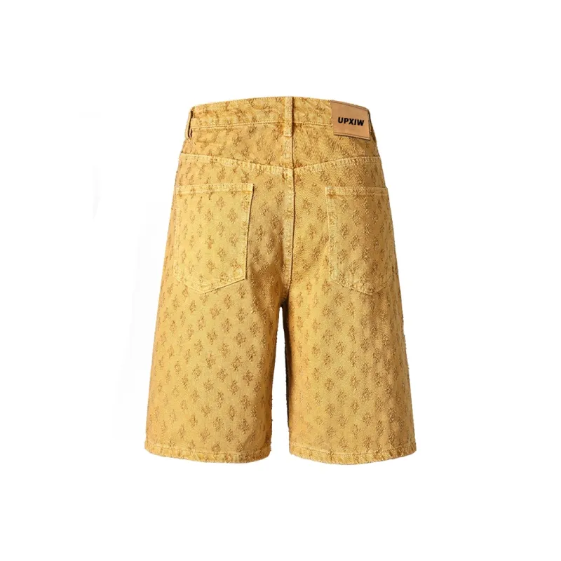 UPXIW Denim Shorts Unisex-14