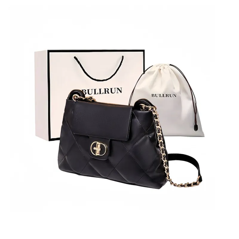 Bullrun Synthetic Leather Shoulder Bag Women's Multicolor-4