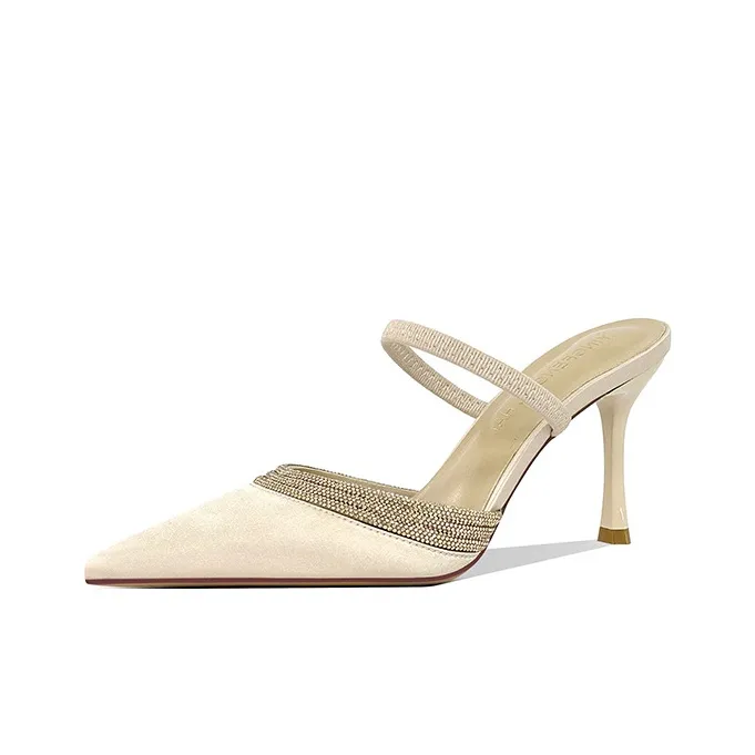 GOSO Closed Toe Slippers Women's Champagne-2
