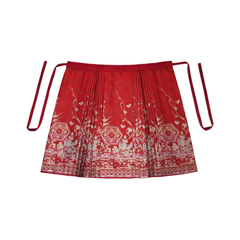 SONDR Hanfu Women's Woven Gold Mamianqun-0