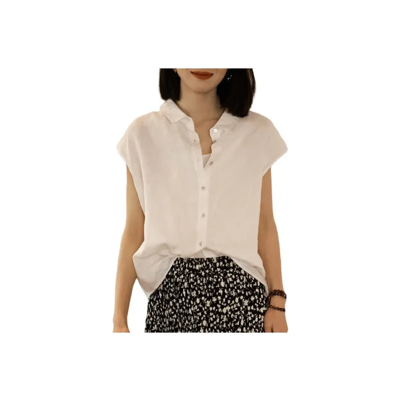 Mu Xiao Xin Shirts Women's Classic White-0