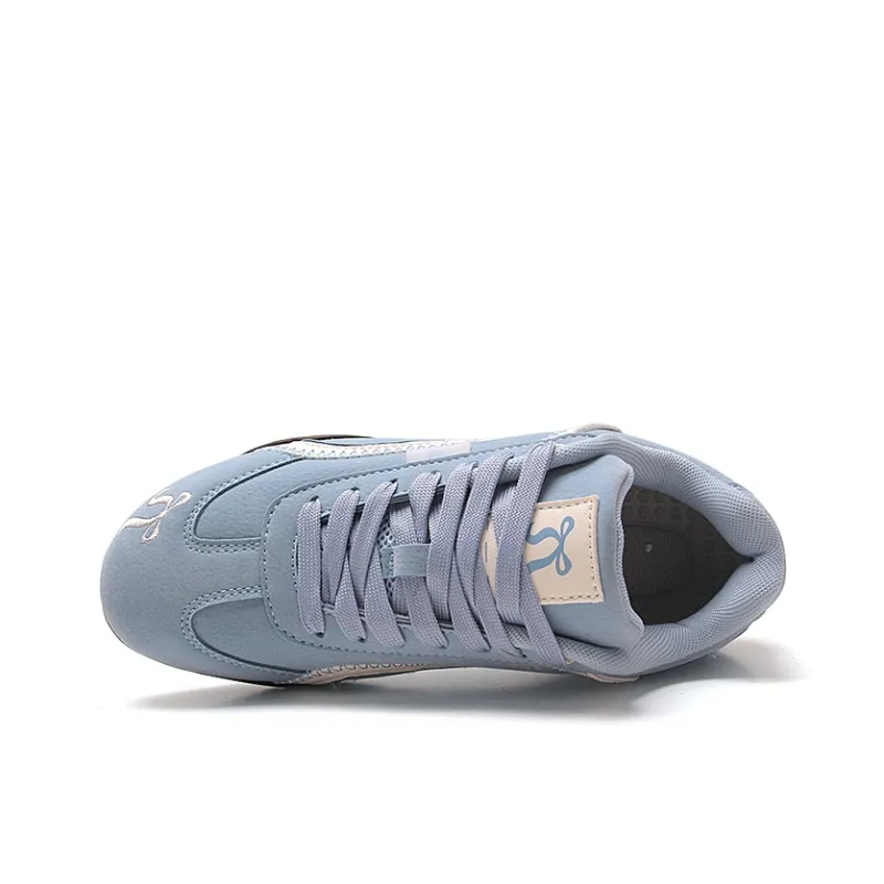 STUR YSN Wear resistant And Lightweight Low Top Skateboard Shoes Women's Blue-4