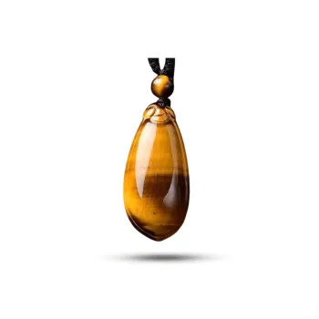 Sima Is Ethereal Tiger's Eye Stone Pendants Unisex