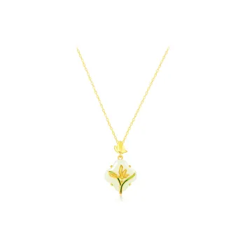 GIFU Serpentine Jade Necklaces Women's