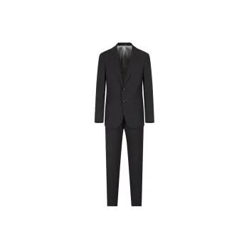 GIORGIO ARMANI Business Suits Men Gray