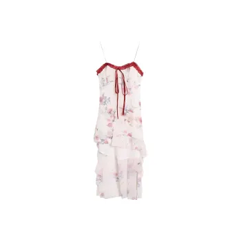Manekniv Slip Dresses Women's White