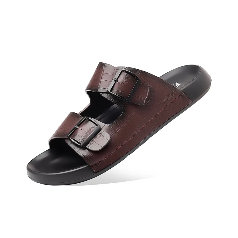 Eminu Slide Slippers Men Black-6