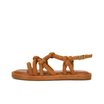 Schutz One Strap Sandals Women's Brown