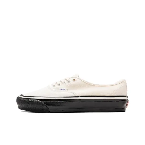 Vans Premium Authentic Anti Slip Wear Resistant Low Top Skateboard Over Men's White Black