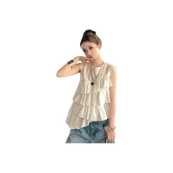 Mu Xiao Xin Shirts Women's White