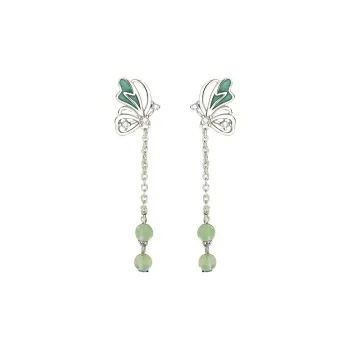 DAWO 925 Sterling Silver Earrings Women's