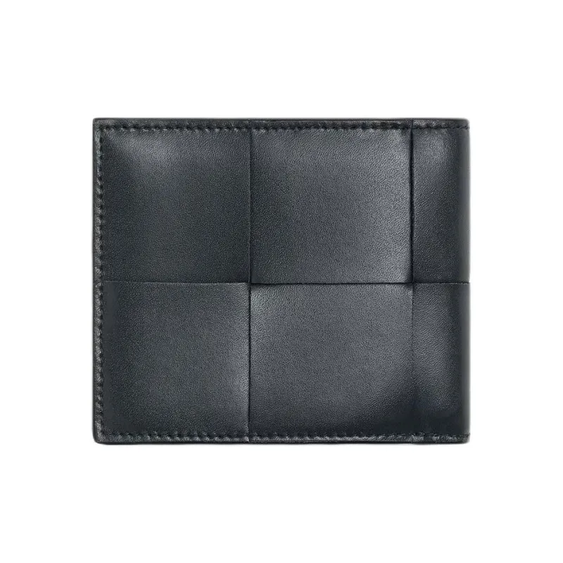 Bottega Veneta Calfskin Wallet Men's Slate Wood Color-2