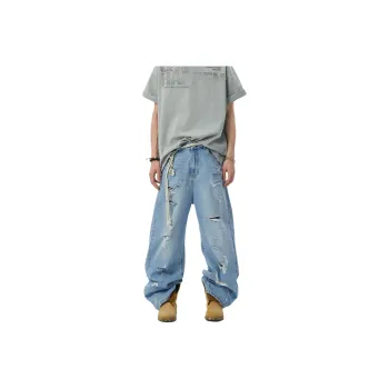 JHYQ Jeans Unisex Blue