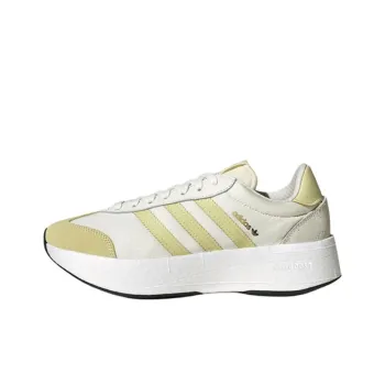 Adidas Originals CITY RNR Anti Slip Wear Resistant Low Top Running Shoes Women's Beige Yellow