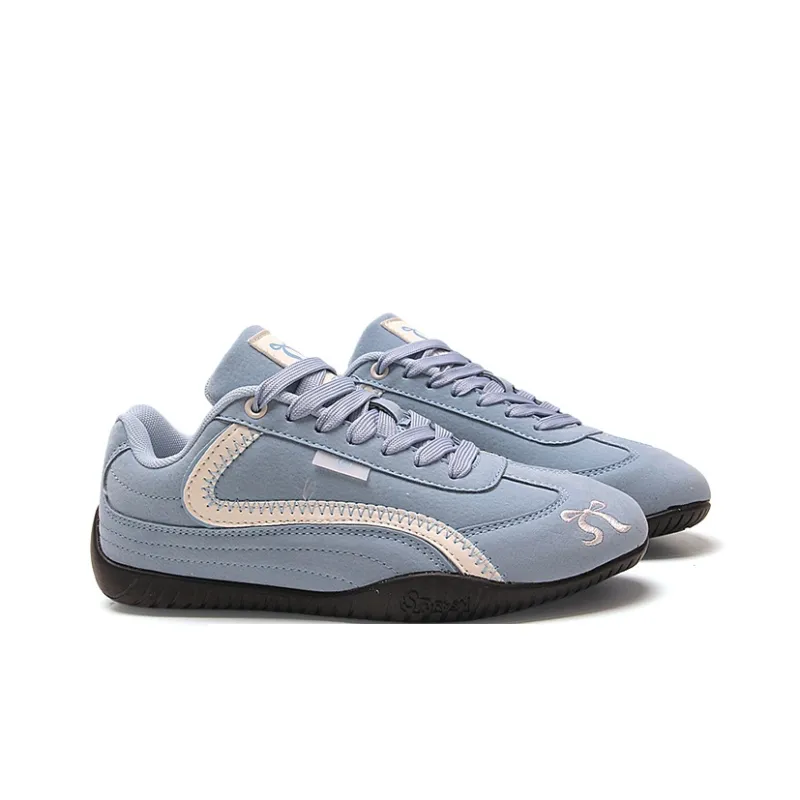 STUR YSN Wear resistant And Lightweight Low Top Skateboard Shoes Women's Blue-3