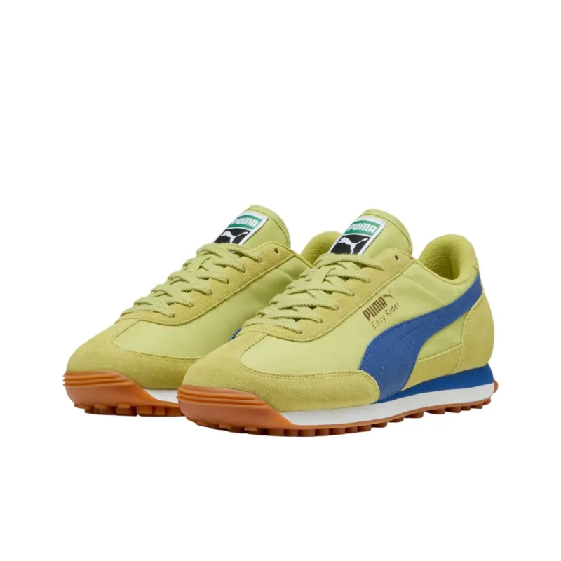 PUMA Easy Rider Vintage Anti Slip Wear Resistant Low Top Casual Shoes Unisex Green Blue-2