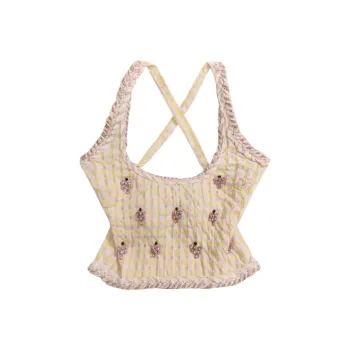 YGPRW Tank Tops Women's Yellow