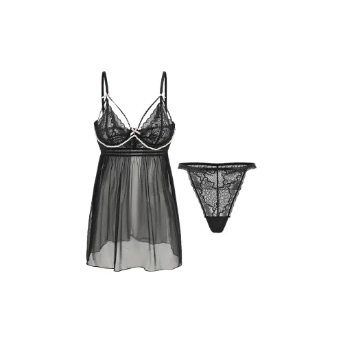 MY BODY Summer Sexy And Ascetic Transparent Gauze Pajamas Women's