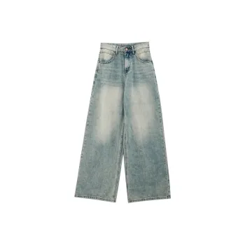 ZMHT Jeans Unisex Light Blue
